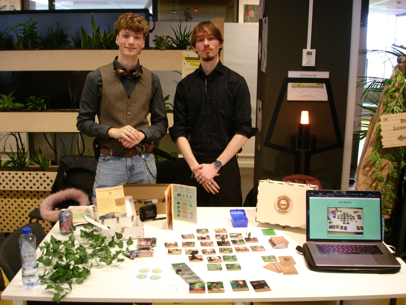 presenting the board game