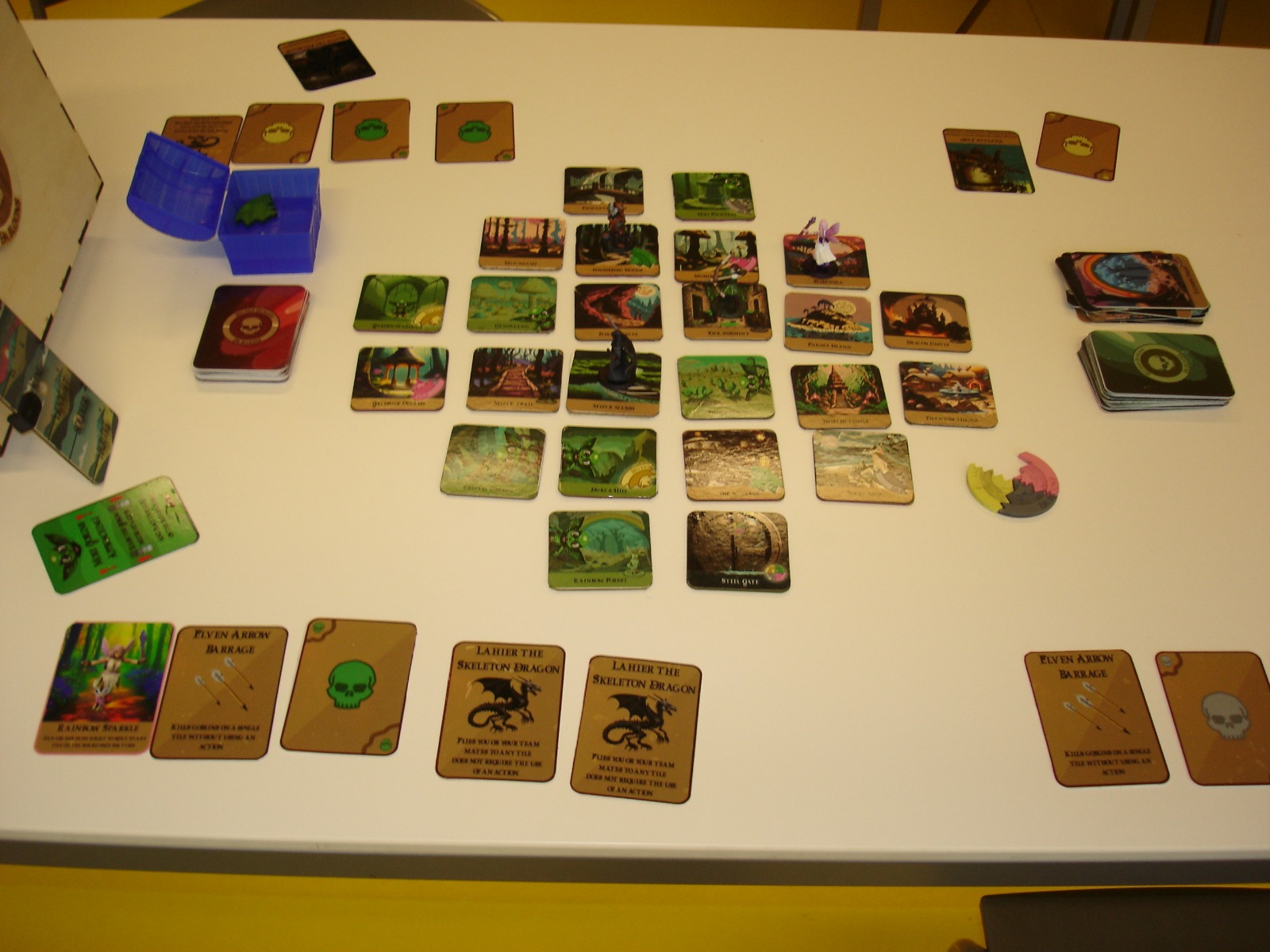 top down view of the game